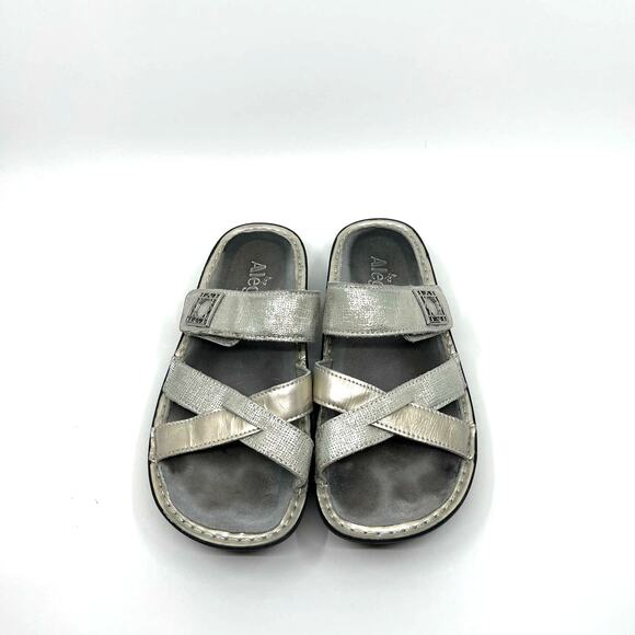 Alegria Victoriah Ivory Sheen Women's Sandals 6 US - Picture 5 of 10